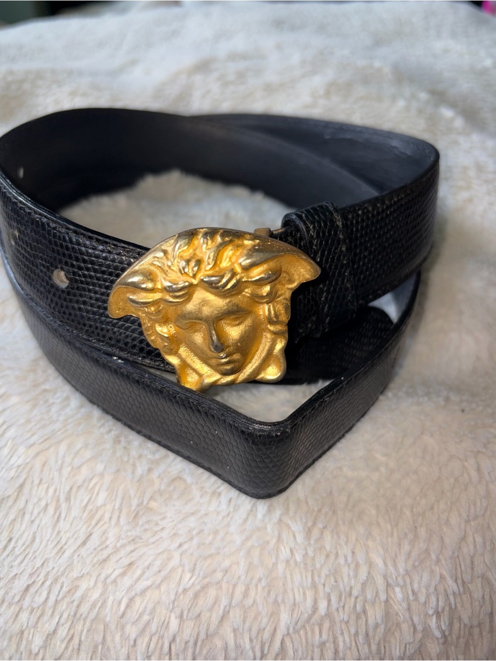 Authentic vintage Gianni Versace Medusa Head belt